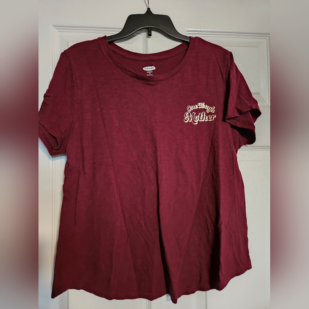 Old Navy Red Short Sleeve Tee